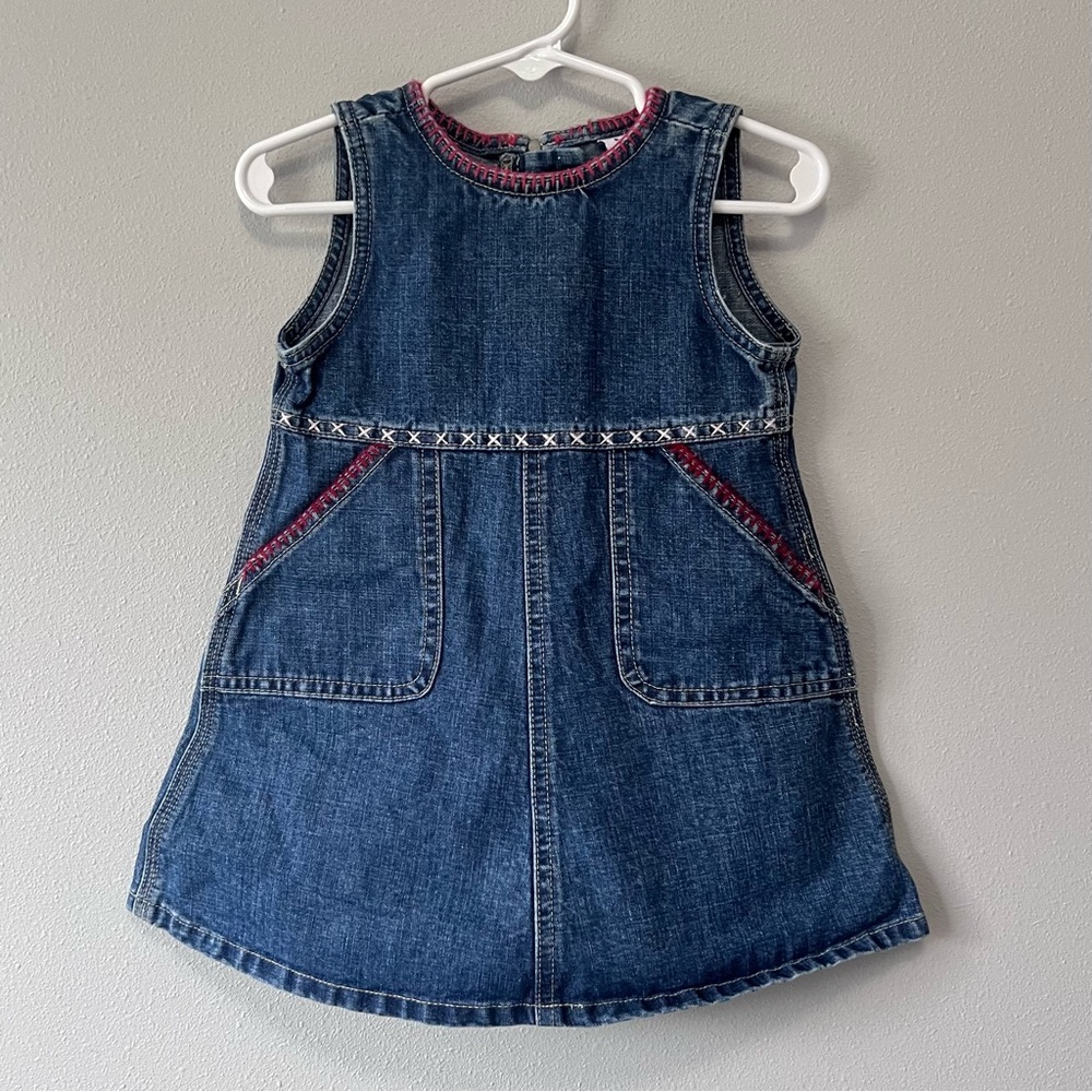 Baby Gap Vintage Denim Dress Size 12-18 Months